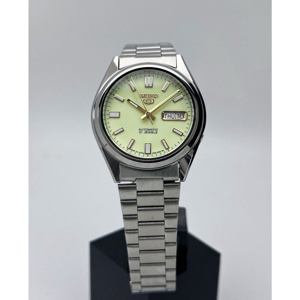 Custom Seiko Mod • Full Lume SNX Day-Date NH36 • 37mm